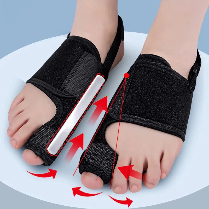 Toe Corrector Orthotics Bone Thumb Adjuster ค้อน Protector Soft Pedicure ถุงเท้า Bunion Straightener เครื่องมือดูแลเท้า