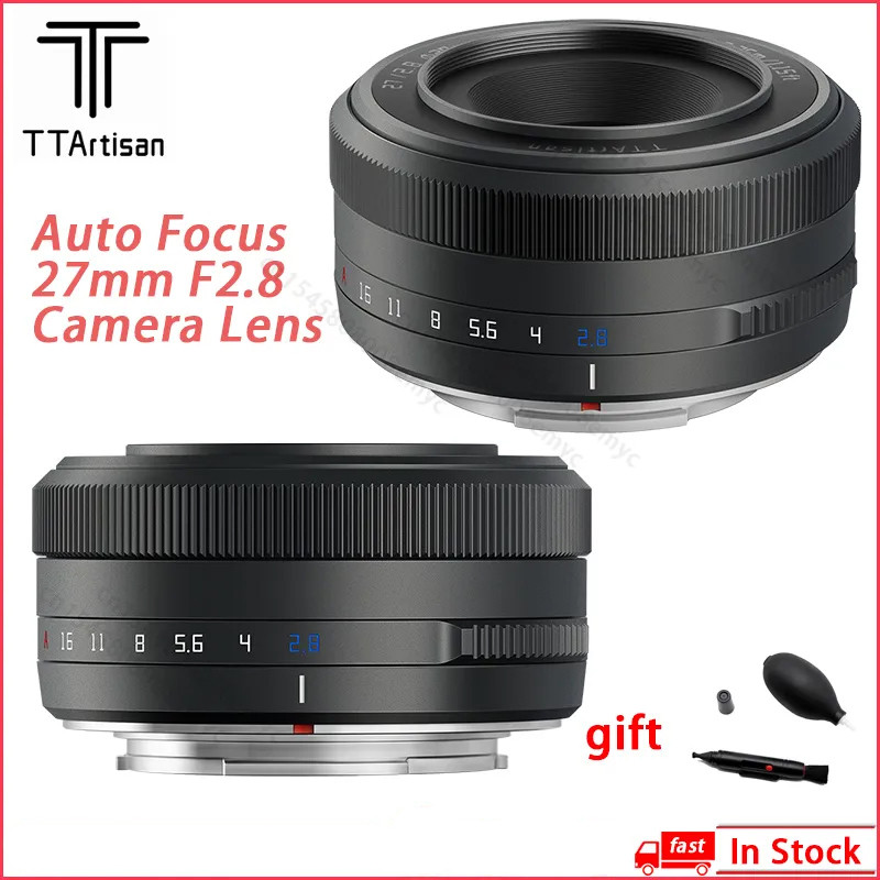TTArtisan Auto Focus 27 มม.F2.8 เลนส์กล้อง Fujifilm XF Mount สําหรับ XA7 XT30 XPRO XE4 XS10