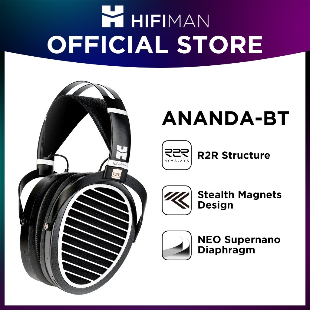 Hifiman ANANDA BT พร้อมเทคโนโลยี R2R DAC และหูฟังแม่เหล็ก Stealth Planar แม่เหล็ก
