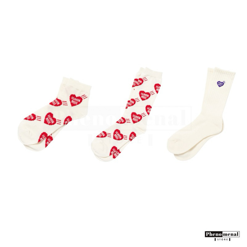 ♞[เก็บโค้ด ลด 20%] ถุงเท้า HUMAN MADE ของแท้ พร้อมส่ง FCFD