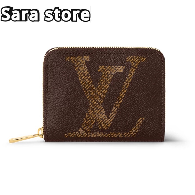 2024 พร้อมส่งหลุยส์วิตตอง Louis Vuitton กระเป๋าใส่เหรียญรุ่น Zippy Coin Purse LV Zipper wallet กระเ