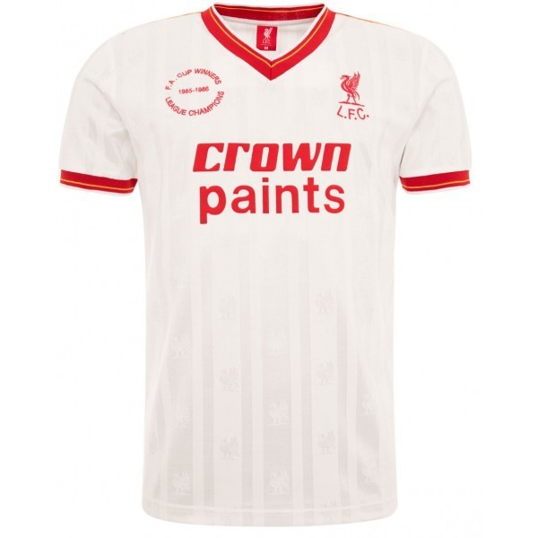 In stock Liverpool retro 1985-86 เสื้อที่สามคุณภาพ TopThai Grade: AAA Size S-2XL