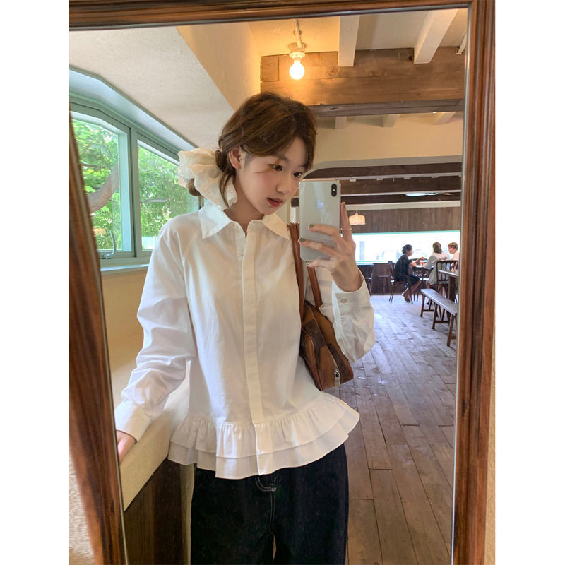 เตรียมใจ สไตล์เสื้อเชิ้ตสีขาวผู้หญิงออกแบบเร้าใจเสื้อหวาน