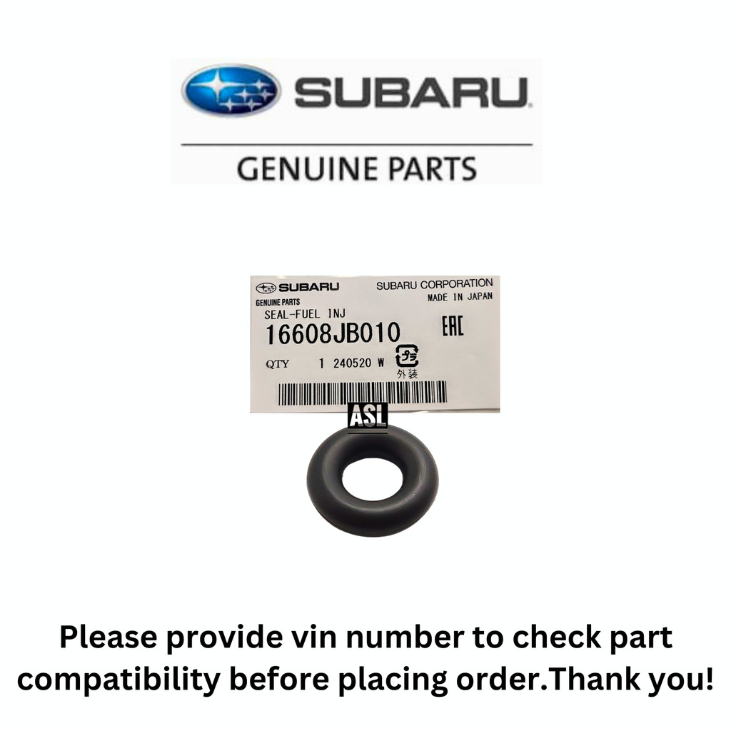 16608JB010 Subaru ซีลหัวฉีดตรง (1 ชิ้น) BRZ ZC6 XV GT7 Forester SK7 Toyota GT86
