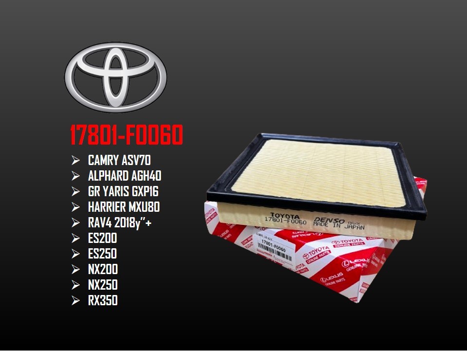 Toyota - Camry ASV70 Alphard AGH40 23y"+ GR YARIS GXP16 Harrier MXU80 RAV4 18y"+/Lexus - ES NX RX กร