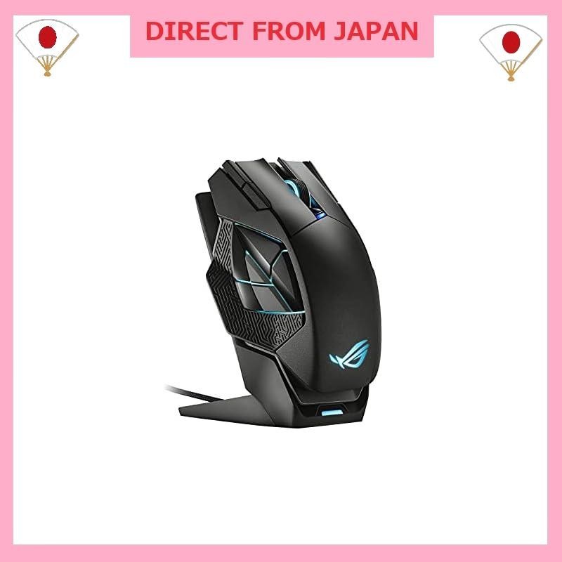 ASUSTek Gaming Mouse Wireless ROG Spatha X MMO 19,000dpi 12 Programmable Buttons Dual Mode Connecti