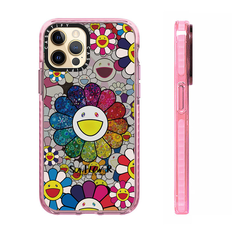 A Riot Of Colours Sunflower Case สําหรับ IPhone 11 14 15 16 Pro Max 12 13 Mini Cover X XR XS Max ซิลิโคนนุ่มกันชนใส SE 2022 6 7 8 Plus ปลอกกันกระแทก - รูปที่ 7