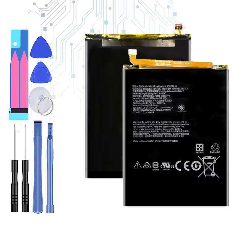 เปลี่ยนแบตเตอรี่ For Lenovo V7 L18D1P33 5180mAh