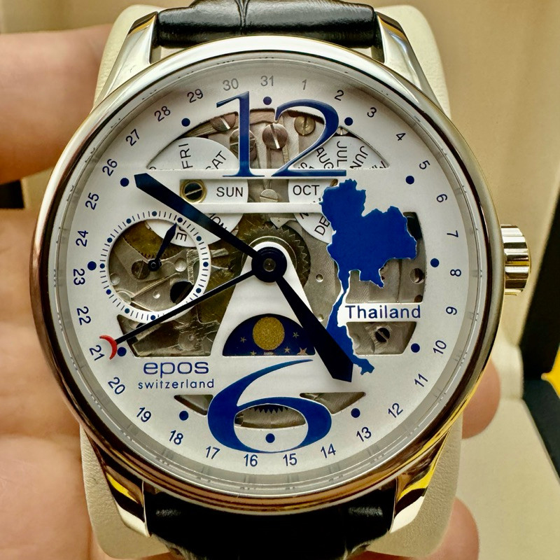 EPOS MOONPHASE TRIPLE DATE WINDING MEN WATCH Thailand Limited Edition