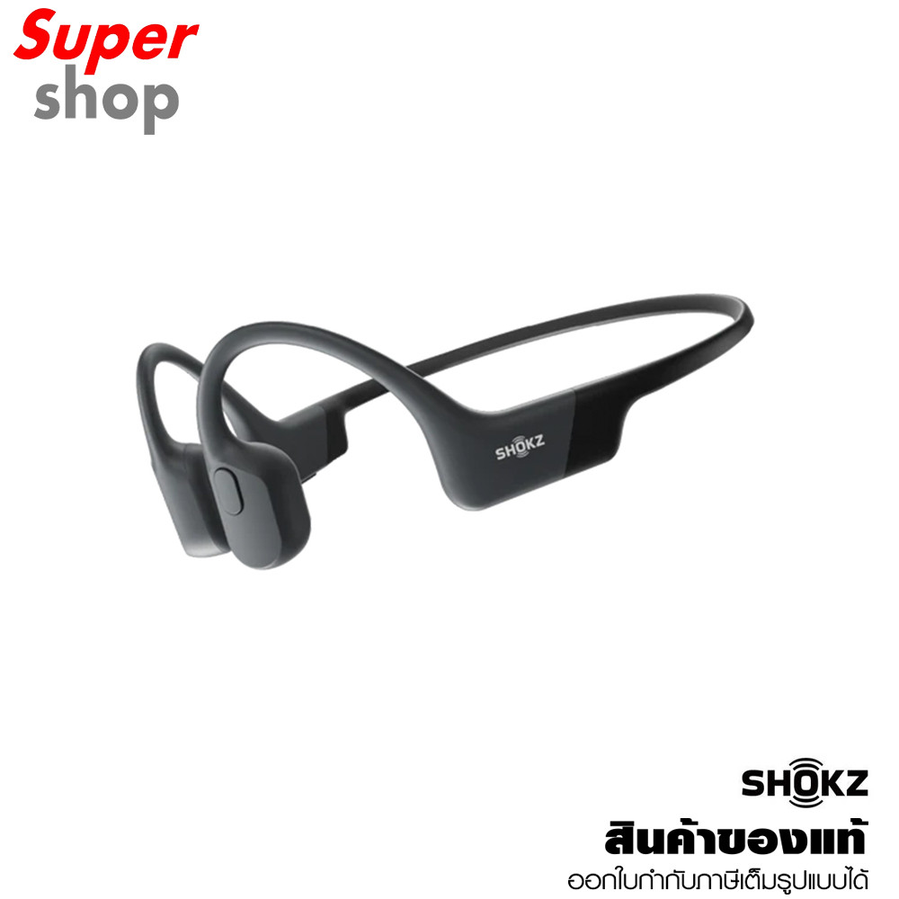 Shokz BONE CONDUCTION OPEN-EAR หูฟังบลูทูธ รุ่น Open run Black