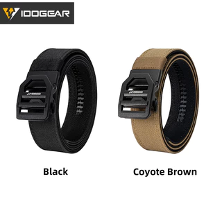 IDOGEAR 1.5 "ยุทธศาสตร์หัวเข็มขัดโลหะปรับได้เข็มขัดไนล่อนที่แข็งแกร่ง IPSC เข็มขัดหนัก 3434