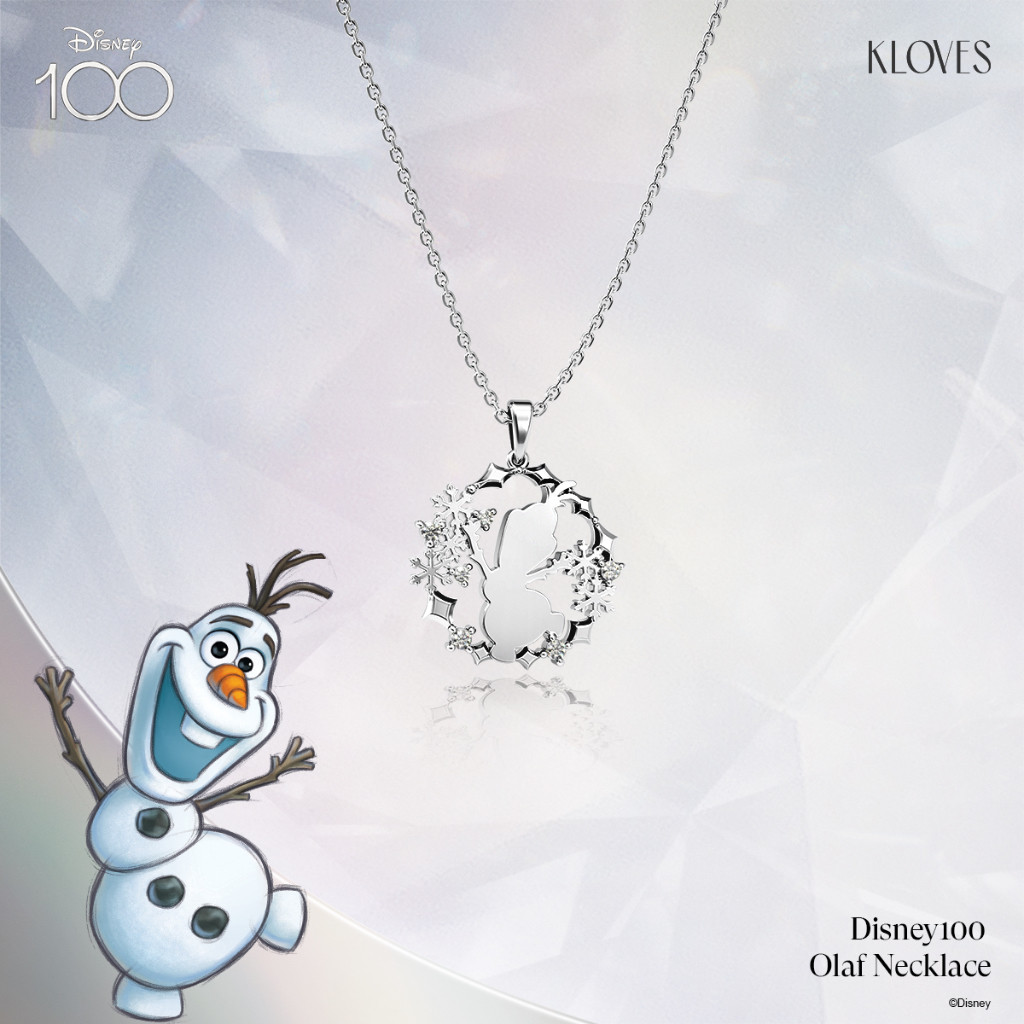 KLOVES - Disney 100 Years Limited Edition | Olaf Necklace สร้อยคอดิสนีย์ โอลาฟ