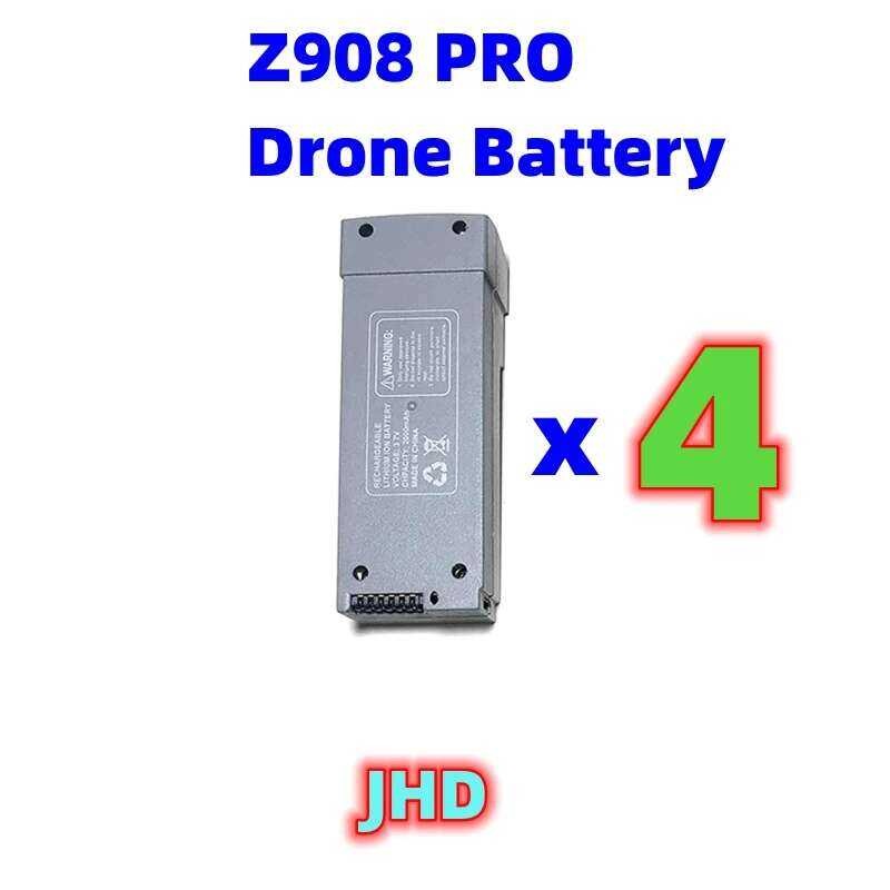 ❃ แบตเตอรี่  Jhd Bateria Pro 3.7V 2000Mah สำหรับ Z908 PRO MAX RC Plane ขายส่ง ❃