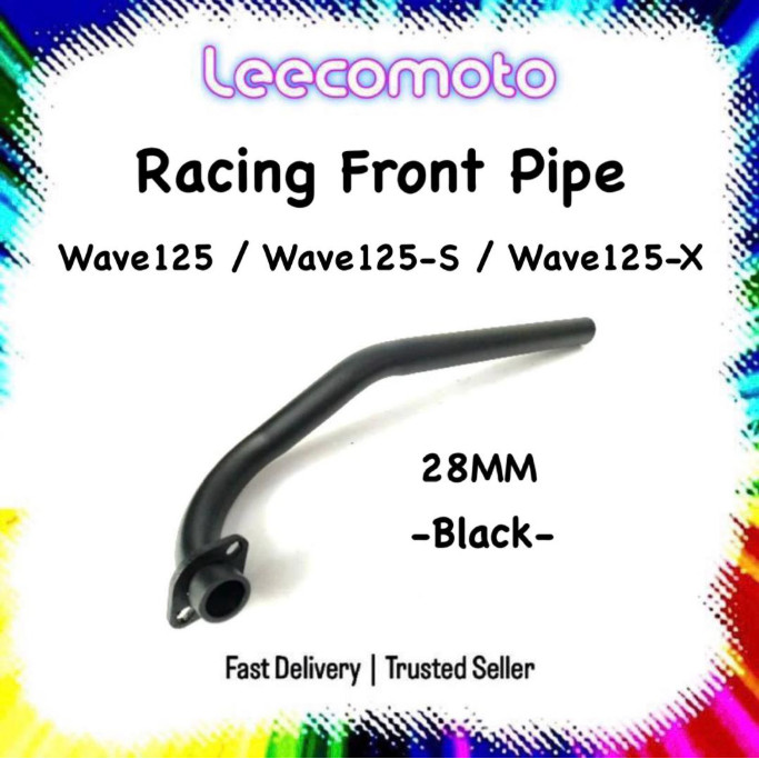 Wave125 Wave 125 SX 125S 125X Racing ท่อด้านหน้า 28 มม.Mani พับ Manifold Maniful ไอเสีย Eks Exzos คอ