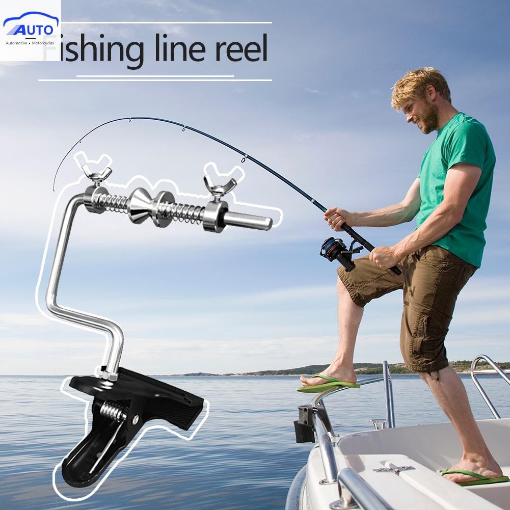 ในสต็อก ITEC_Fishing Line Winder Reel Line Spooler Spooling Winding Clip Fishing Tackles