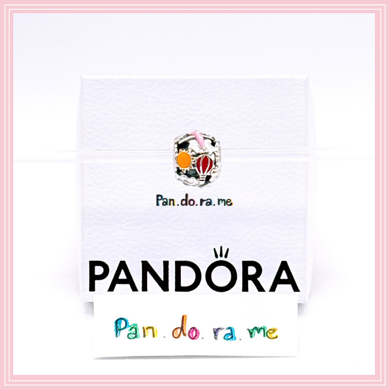 ♞,♘,♙[พร้อมส่ง สินค้าแท้ ] Pandora Fly Away Rainbow Sky & Travel Charm XFS