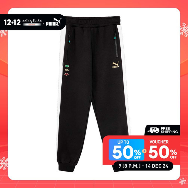 PUMA PRIME/SELECT - PUMA CNY T7 Track Pants สีดำ  62583501
