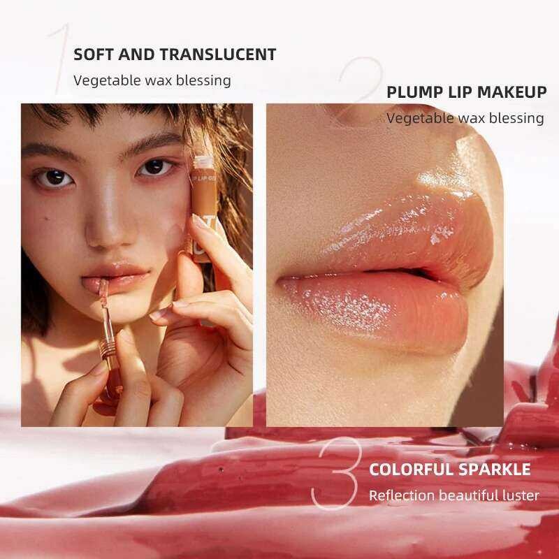 ▥ INTO YOU เชื่อม (ชุดอาหาร) ลิปสติก เครื่องสำอางค์5สี Lip Tint Glossy Lipstick แต่งหน้า