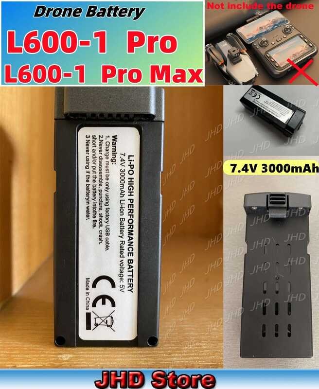 ❃ JHD LYZRC เดิม PRO MAX 7.4V 3000Mah 25Min แบตเตอรี่ Fly สําหรับ L600-1 Drone แบตเตอรี่ขายส่ง ❃