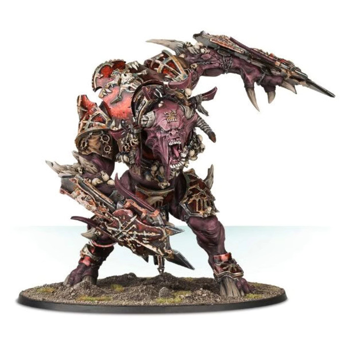 Abuse Blood Descendant Scarac Abuse Great Demon Warhammer Model White Model Unpainted Unpainted Unas