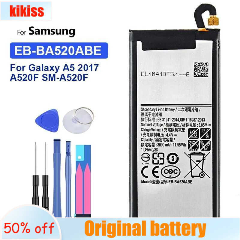 EB-BA520ABE 3000mAh ซัมซุง กาแล็กซี่ A5 2017 A520F SM-A520F แบตเตอรี่