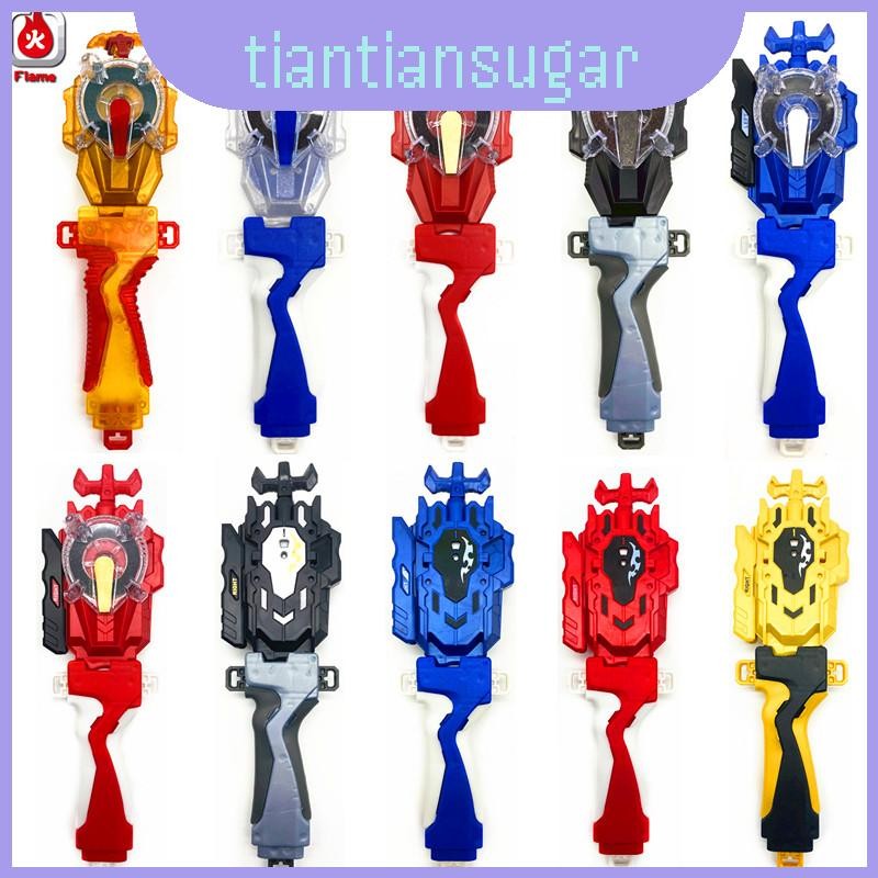 Beyblade Sparking String Launcher Launcher Grip Handle สีแดงทองสีดํา
