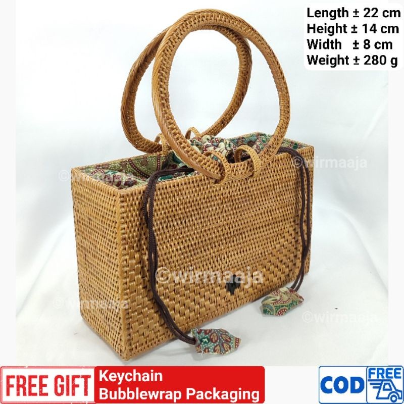 Atte Malboro Tote กระเป๋าหวาย O