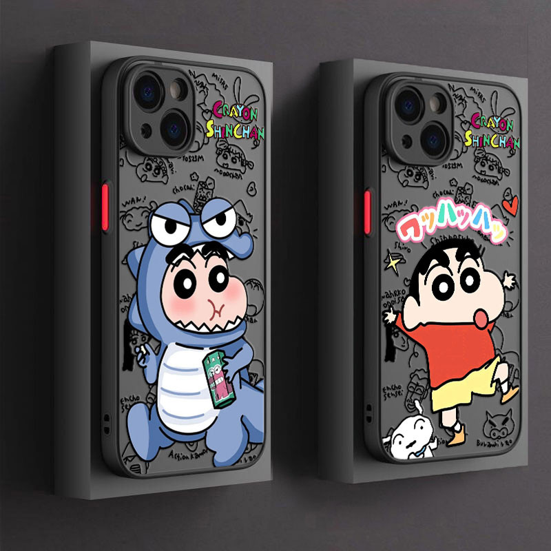 ญี่ปุ่นอะนิเมะเครยอนชินจังเคสโทรศัพท์สําหรับIphone 16 Pro 15 11 14 Plus Max 12 1