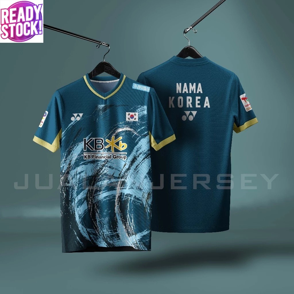 เสื้อเจอร์ซีย์ BU BADMINTON KOREA SERIES 2024 AN SEE YOUNG (ฟรีที่กําหนดเอง NICKNAME)