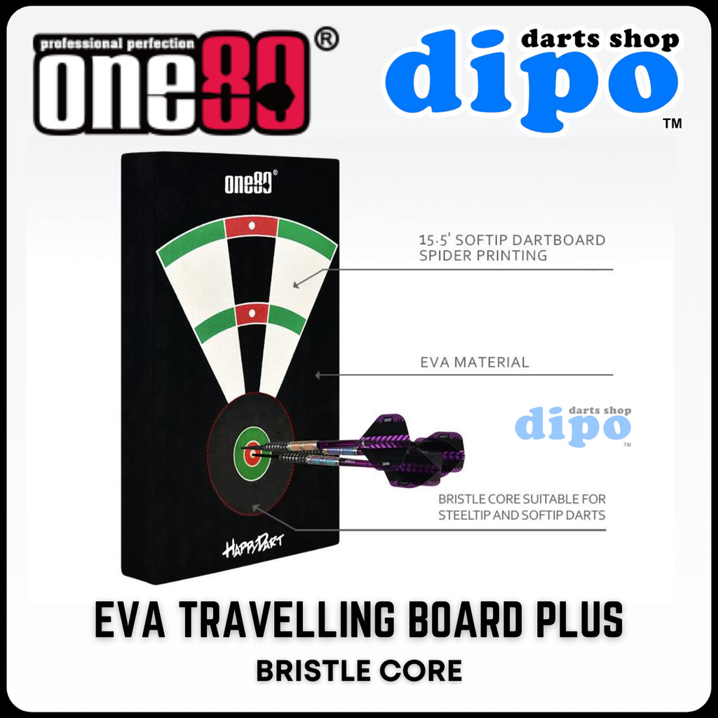 ONE80 EVA Travelling Board PLUS - ONE80 Darts Accessories