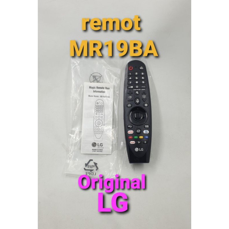 ในสต็อก lg original Remote mr19ba - Remote mr19ba - Remote mr19 - รีโมทเดิม - รีโมท lg - magic mr19b