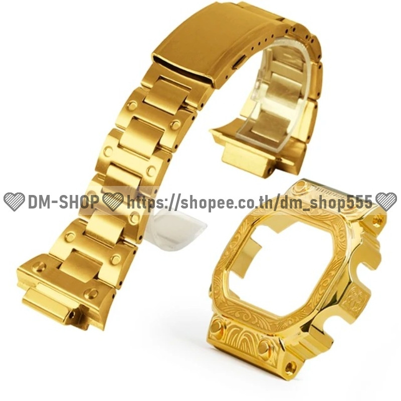 สายนาฬิกาข้อมือสแตนเลสสําหรับ Casio G-Shock GX56 GX56BB GXW56 GXW56BB 316L