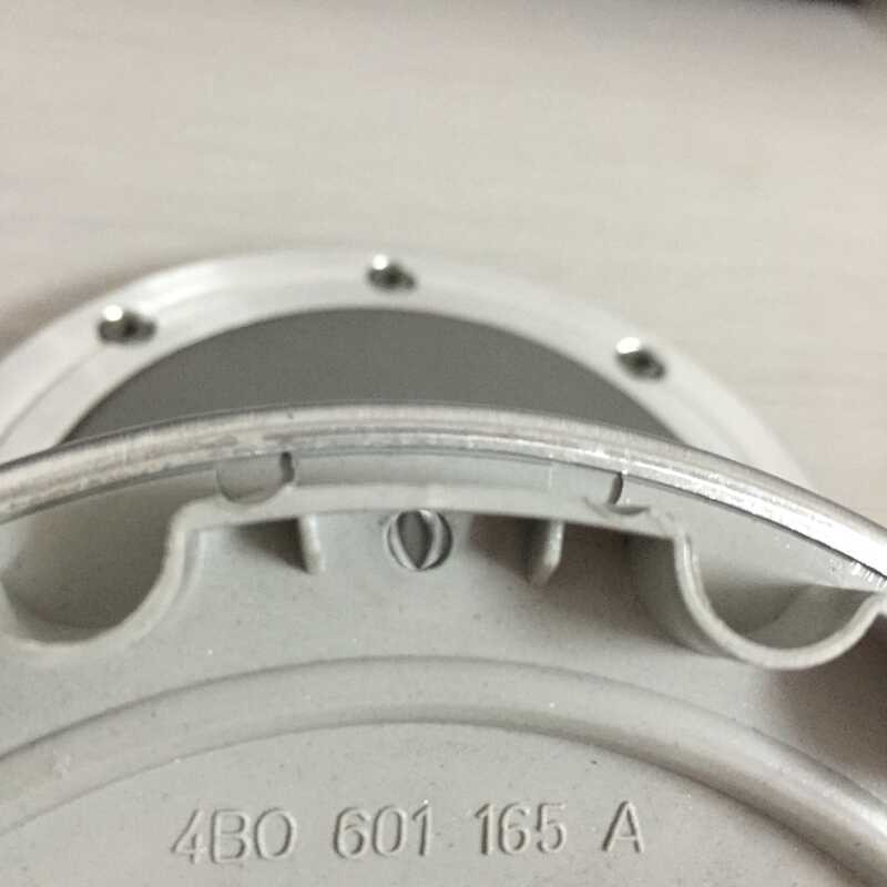 ▥ 4 ชิ้น 148 มม. รถยนต์ดุมล้อศูนย์กลางฝาครอบป้าย A4 A6 A8 C