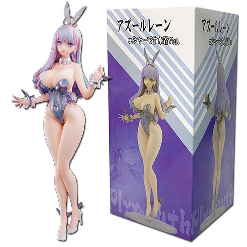 ◆ 27Cm Anime Azur Lane Plymouth Rabbit Bunny Girls Action Figure Hentai Sexy Figures Hobbies Ad