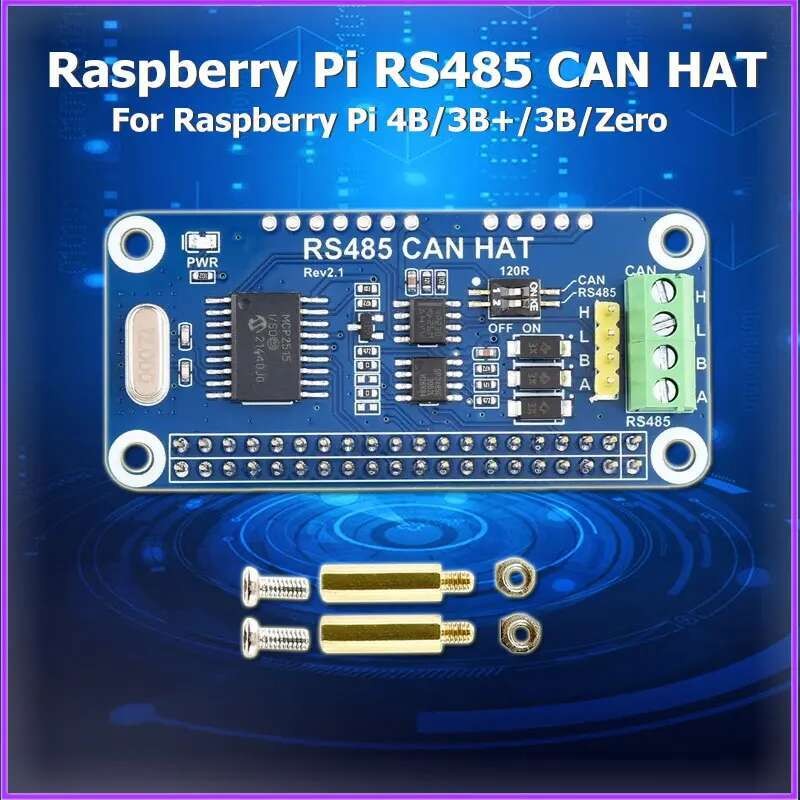 RS485 CAN BUS โมดูลหมวกขยายสําหรับ RPI 0 Raspberry Pi Zero 2 W WH 2W 3A 3 รุ่น B 3B Plus 4 4B 5