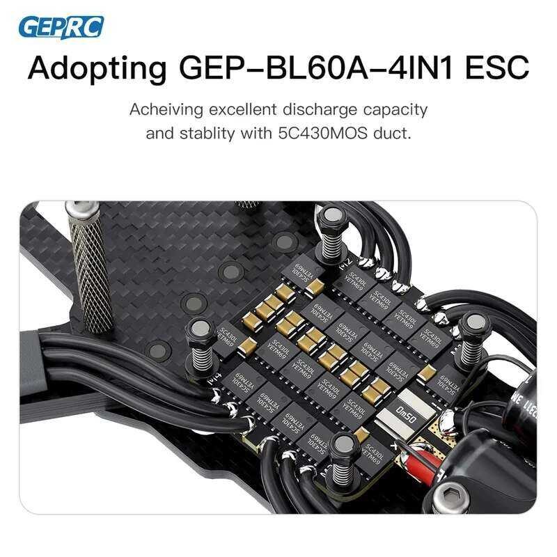 ❃ Geprc  Lr10 Mark4 5.8G 2.5W Longrange FPV F405 V2 Em3115 FC 900Kv Gemfam 1050-3 Taker H80_96K ❃