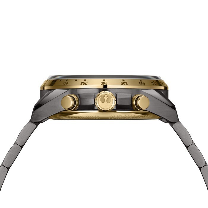 Solvil et Titus x Star Wars "C-3PO" Limited Edition นาฬิกาโครโนกราฟ ระบบควอตซ์ สายสแตนเลส (W06-0336