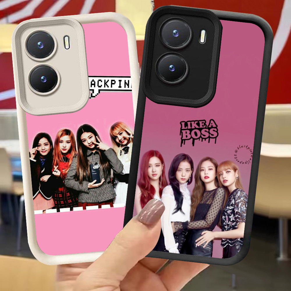 XI25 BLACKPINK Kpop สําหรับ VIVO Y33e IQOO Z9X 13 Z9 Y75 Y83 Y01 Z10 Y73 V17 5G สีดําสีขาว