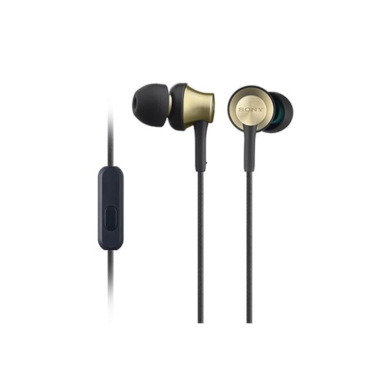 Sony Earphones MDR-EX650AP: Canal type, brass housing, with microphone, brass brown MDREX650AP TQ