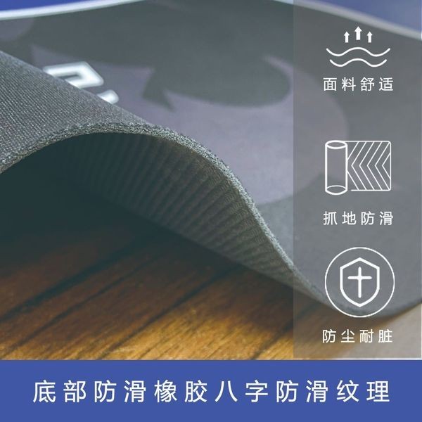 mouse pad แผ่นรองเมาส์มีไฟ Texas Hold'em Poker Table Mat รอบขนาดใหญ่ยางกันลื่นแผ่นรองโต๊ะ Casual Pe