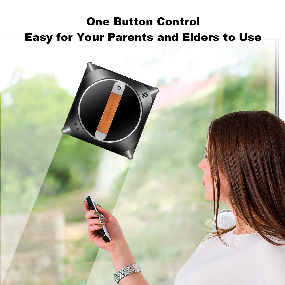 LIECTROUX เยอรมนี YW910 เครื่องทำความสะอาดหน้าต่างสเปรย์น้ำสองทิศทางอัตโนมัติเต็มรูปแบบทำความสะอาดก