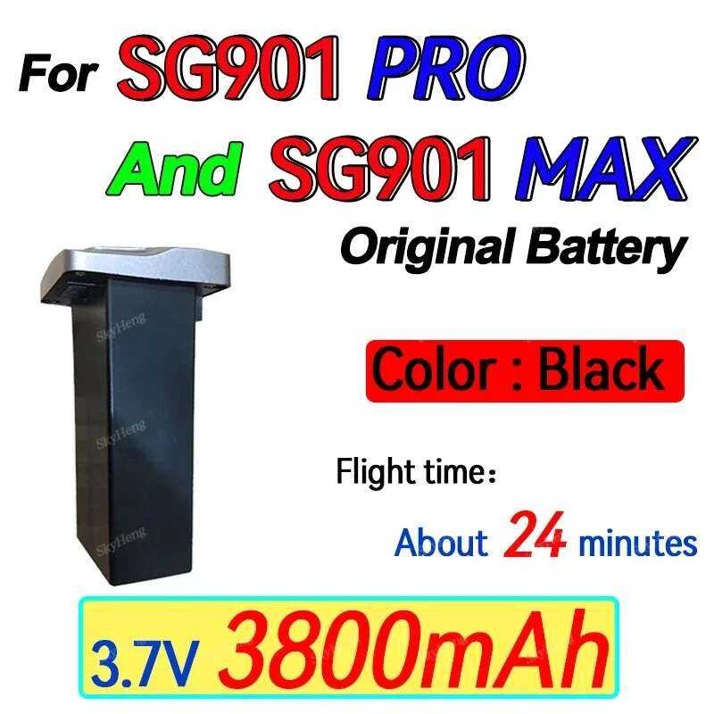 ▥ Original ZLL MAX แบตเตอรี่ 3800Mah 24 นาทีเวลาเที่ยวบิน 3.7V 1800Mah สําหรับ Sg901 PRO Dron แ
