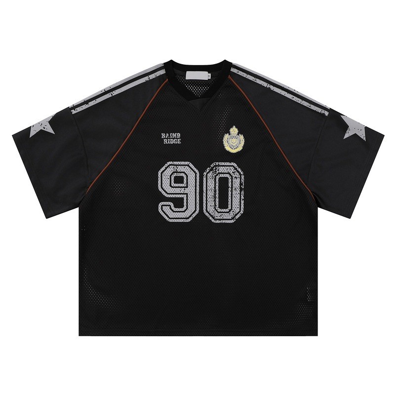 [พร้อมส่ง] Spenzer.street | 90 Jerseyโอเวอร์ไซส์ เสื้อผ้าสตรีท เนื้อผ้าดี ทันกระแส unisex 2024 ขายด