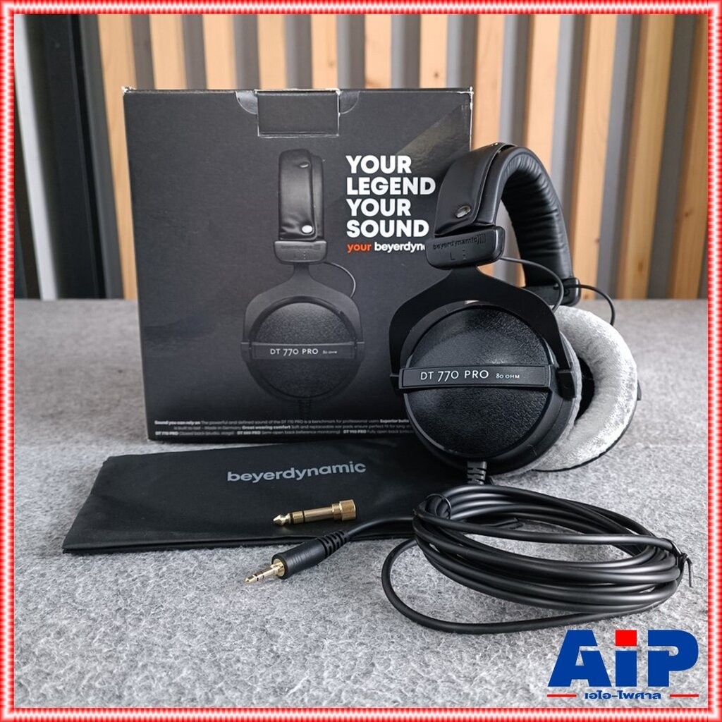 ลดล้างสต็อคสินค้าใหม่ BEYERDYNAMIC DT770PRO 80 ohms หูฟัง Beyerdynamic DT-770 PRO Headphone หูฟังสต