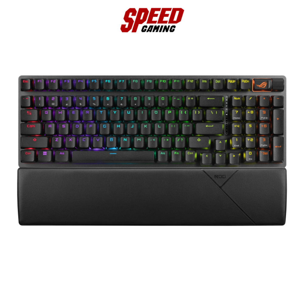 ASUS ROG STRIX SCOPE II 96 WIRELESS GAMING KEYBOARD (คีย์บอร์ด) (SNOW / STORM  Switch) / By Speed G