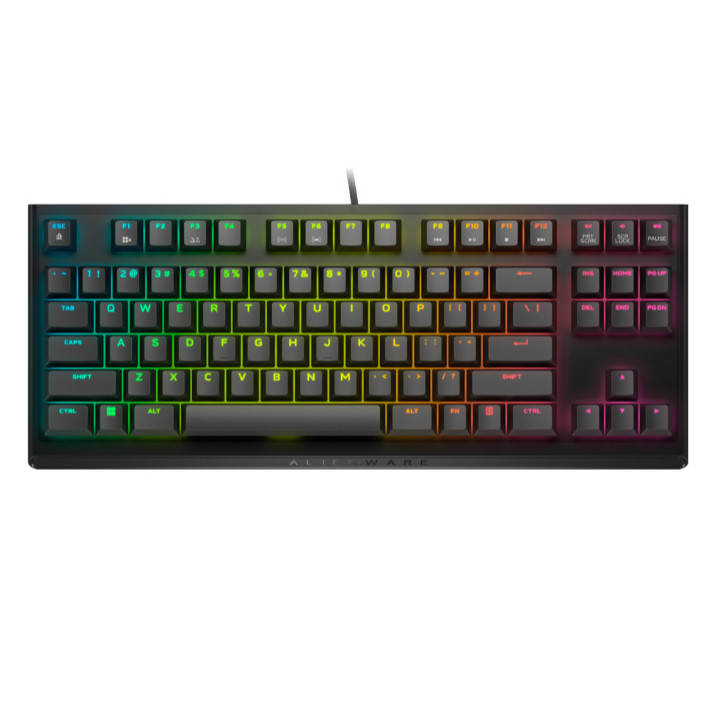 KEYBOARD (คีย์บอร์ด) ALIENWARE AW420K (DARK SIDE OF THE MOON) (CHERRY MX RED SWITCH ALIENFX RGB EN)