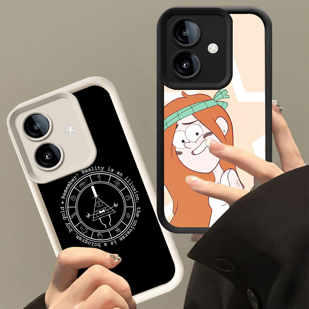 XI61 Gravity Falls Casing สําหรับ OPPO A79 A3X A3 A5 Pro A5X 5G สีดําสีขาว