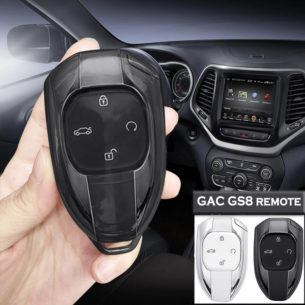รถอุปกรณ์เสริมพวงกุญแจฝาครอบรีโมทกุญแจรถโลโก้ Trumpchi GAC GS8 GN8 Emrow Mbao GS3 Emzoom Empow J11 J