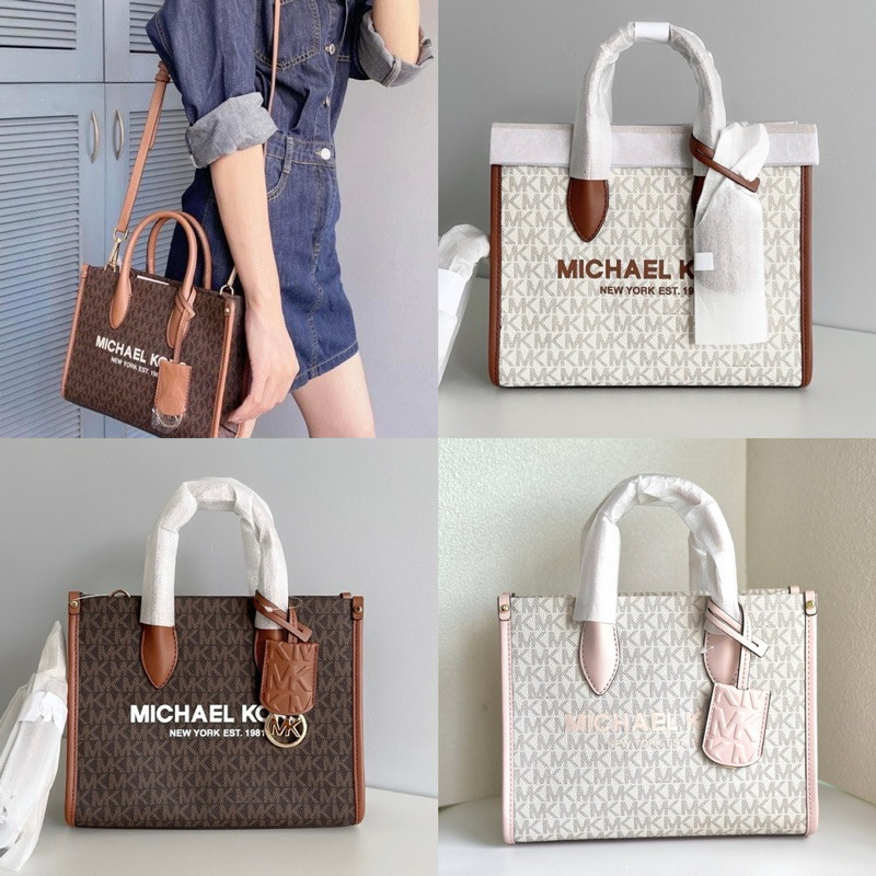 (สด-ผ่อน) กระเป๋าผ้า 9 นิ้ว 35F2G7ZC5C 35F2G7ZC1J MIRELLA SHOPPER LOGO TOTE XBODY