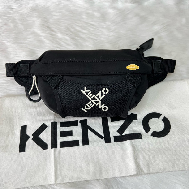 Kenzo กระเป๋าเข็มขัด ขนาดเล็ก สีดํา